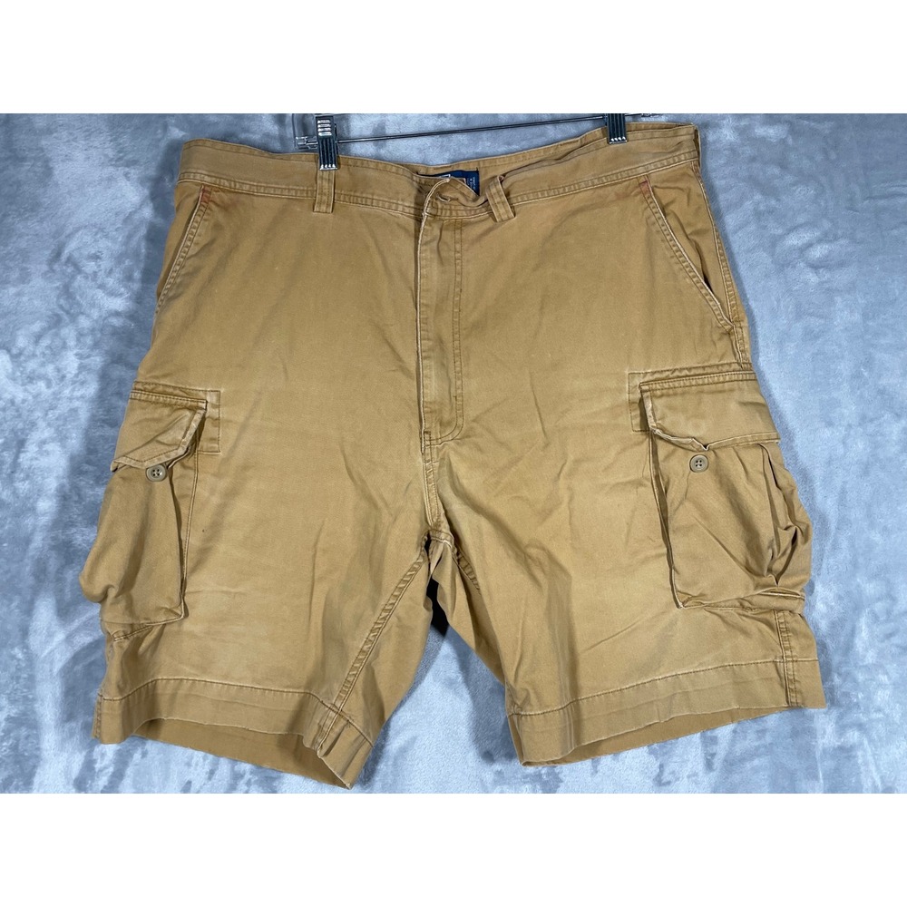 Polo Ralph Lauren Mens 40 Tan Khaki Cotton Chino Cargo Shorts Classic Fit 4476